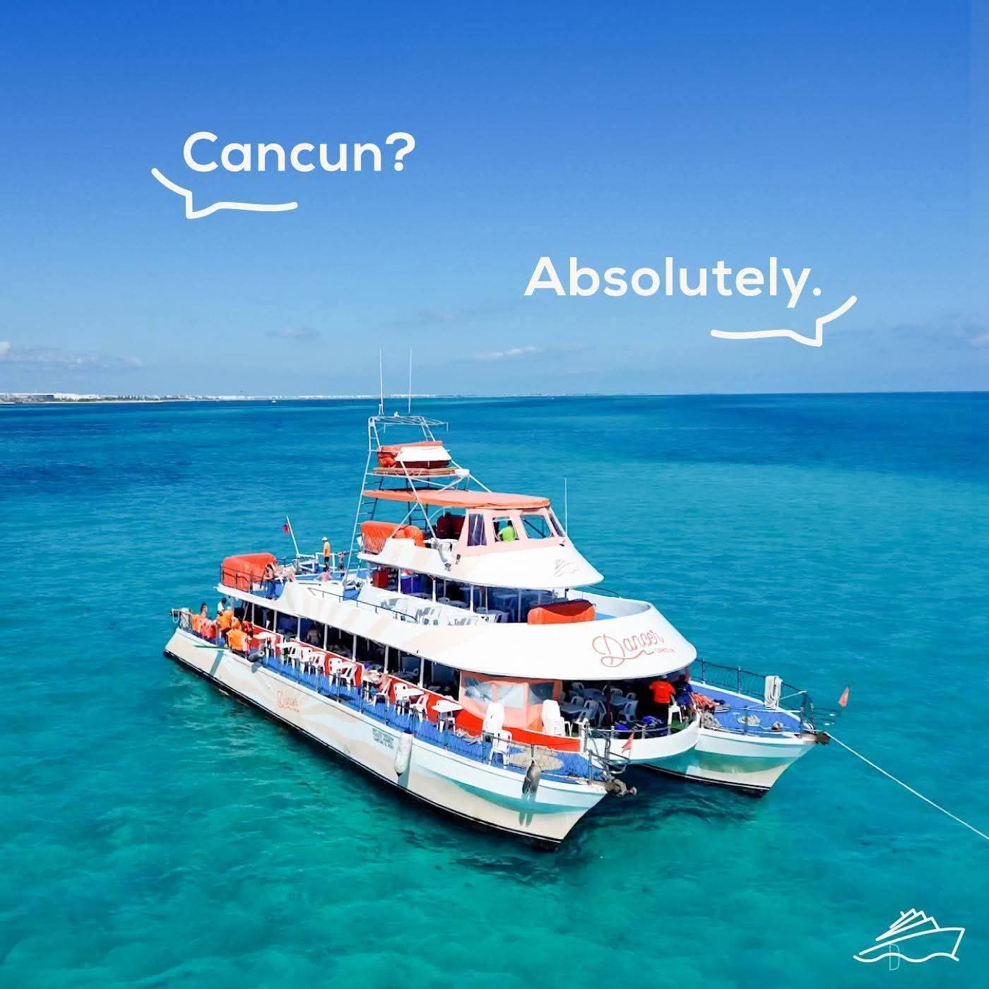 FUN CATERMARAN TO ISLA MUJERES