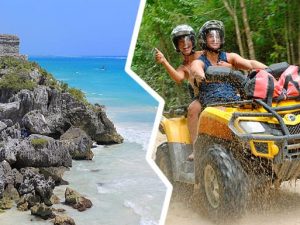 TULUM RUINS WITH ADRENALINE ATVS, ZIPLINES AND CENOTE JUNGLE ADVENTURE 🌴🇲🇽🌴🇲🇽🌴 (SHARED GROUP TOUR)